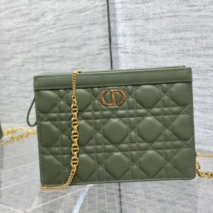 Dior Caro 19cm Pine green