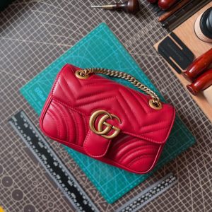 GUCCI Ladies Bags GG446744 RED