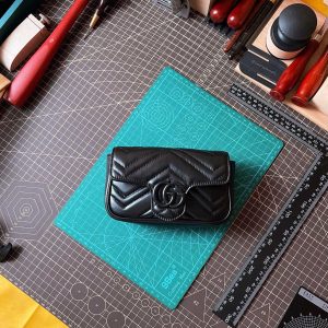 GUCCI Ladies Bags GG699757 BLACK