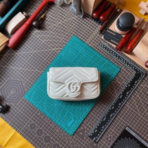 GUCCI Ladies Bags GG699757 WHITE