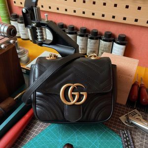 GUCCI Ladies Bags GG739682 BLACK