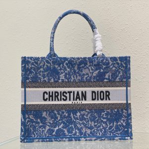 DIOR Book Tote 36CM Denim Blue